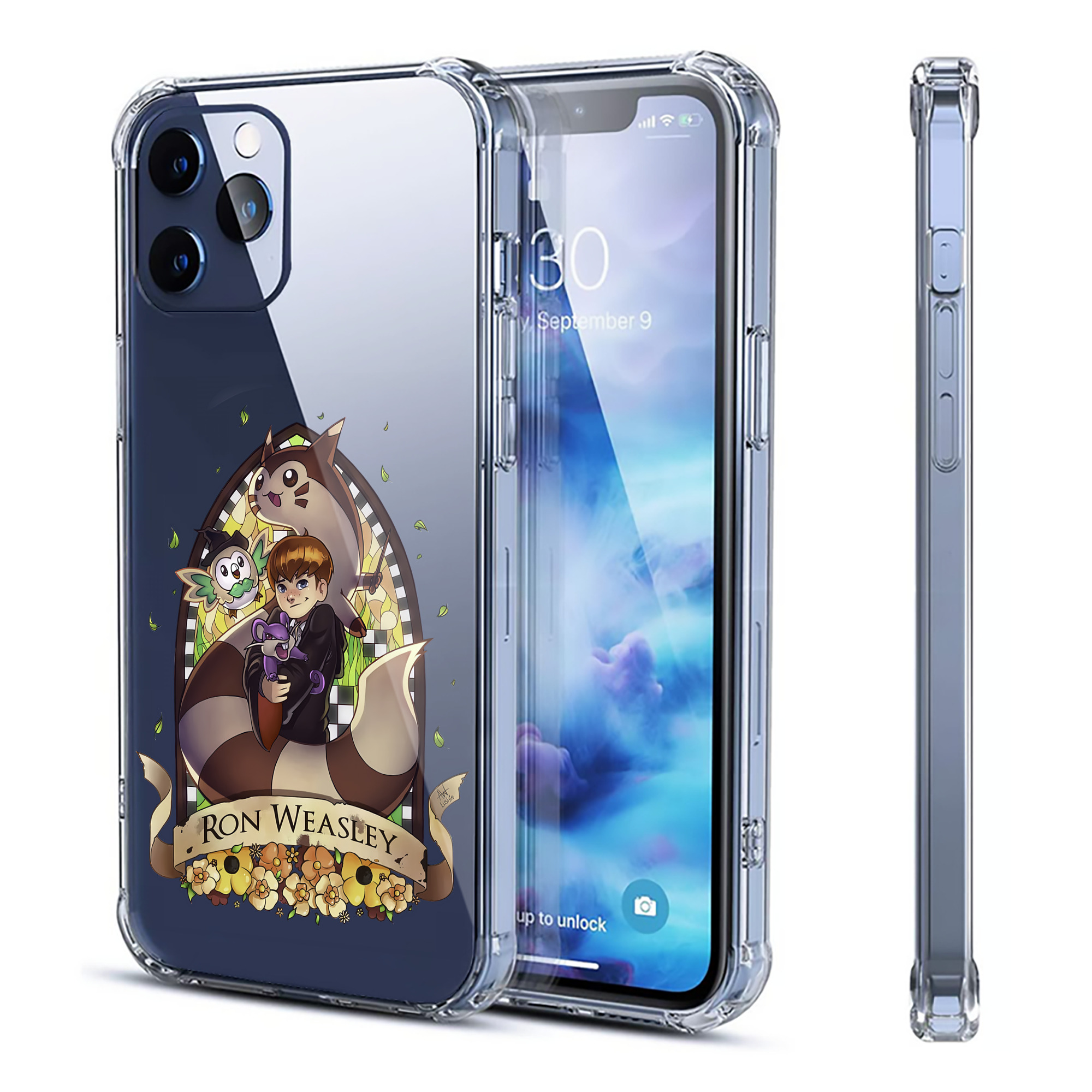 （画像用） Harry Potter ハリー・ポッターシリーズ 【iPhone 12シリーズ対応】透明スマホケース（クリアソフトケース）